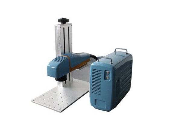 중국 JPT 근원 스테인리스 장을 위한 소형 레이저 표하기 기계, 금속 표하기 기계 협력 업체